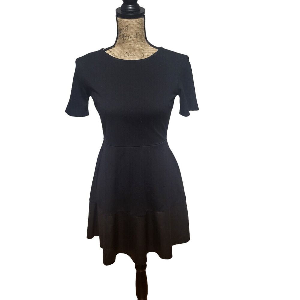 Slate & Willow fit & flare boat neck midi dress w/ bottom band, size medium